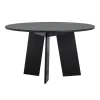 WOOOD Eettafel Fries Zwart - Ø 90 cm