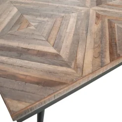 WOOOD Eettafel Rhombic Bruin - 220x90 cm