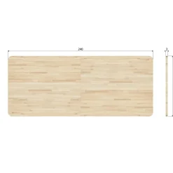 WOOOD Eettafel Tablo Naturel - 240x100 cm