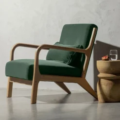 WOOOD Fauteuil Mark Groen