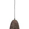 WOOOD Hanglamp Arleso Donkerbruin - E27 - Ø 19 cm