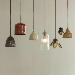 WOOOD Hanglamp Arleso Donkerbruin - E27 - Ø 19 cm