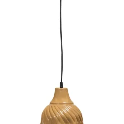 WOOOD Hanglamp Arleso Honinggeel - E27 - Ø 16 cm