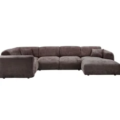 WOOOD Hoekbank Cloud Divan Links Bruin