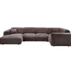 WOOOD Hoekbank Cloud Divan Rechts Bruin