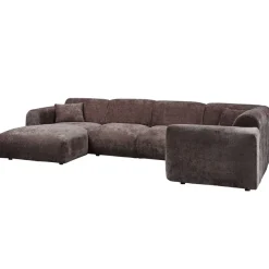 WOOOD Hoekbank Cloud Divan Rechts Bruin