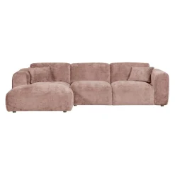 WOOOD Hoekbank Cloud Links Roze