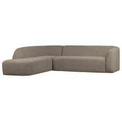 WOOOD Hoekbank Sloping Links Lichtbruin