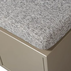 WOOOD Kistbank Turner Mud - 80x47x44 cm