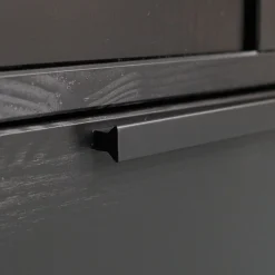 WOOOD Kledingkast Adam Zwart - 100x200x53 cm
