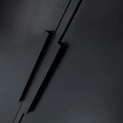 WOOOD Kledingkast Adam Zwart - 100x200x53 cm