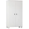 WOOOD Kledingkast Ties Wit - 111x202x55 cm