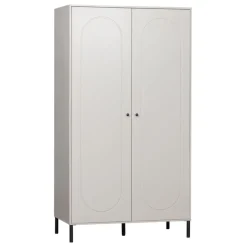 WOOOD Kledingkast Xina Grijs - 110x202x58 cm