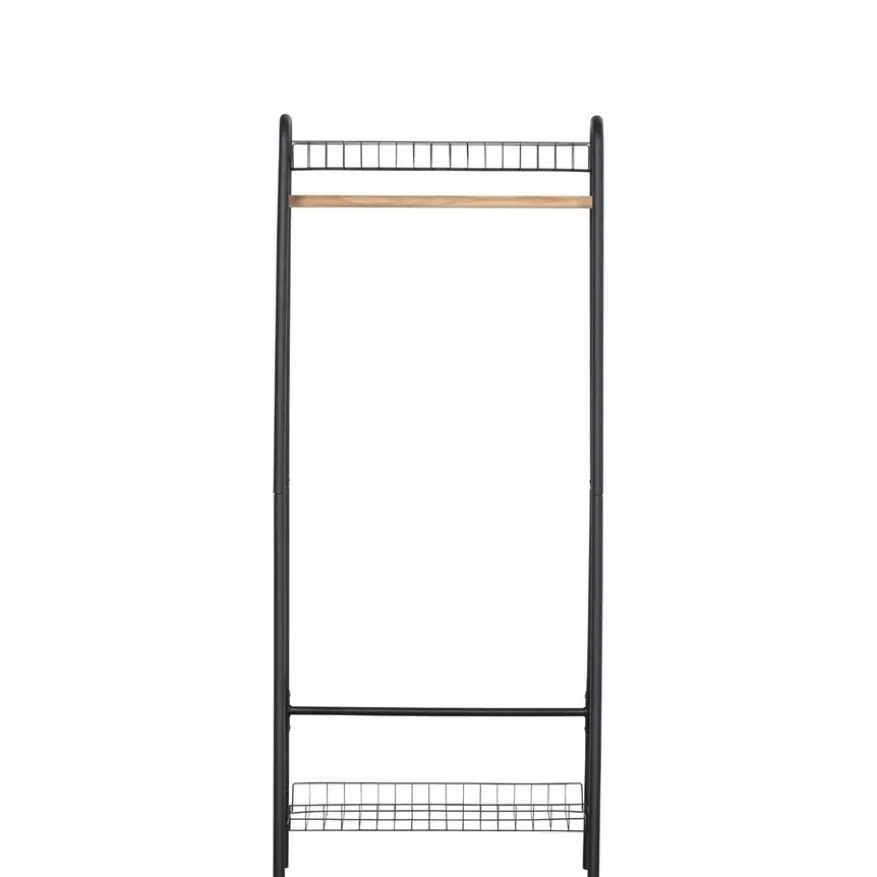 WOOOD Kledingrek Jovi Zwart - 70x167x41 cm