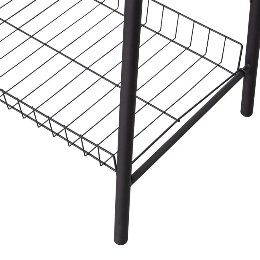 WOOOD Kledingrek Jovi Zwart - 70x167x41 cm