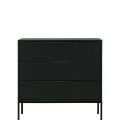WOOOD Ladekast Adam Zwart - 94x93x52 cm