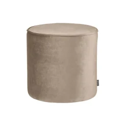 WOOOD Poef Sara Khaki - Ø 46 cm