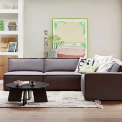 WOOOD Salontafel Fries Zwart - Ø 90 cm