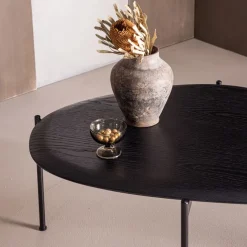 WOOOD Salontafel Kota Zwart - 92x67 cm