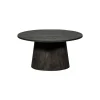 WOOOD Salontafel Maan Donkerbruin - Ø 80 cm