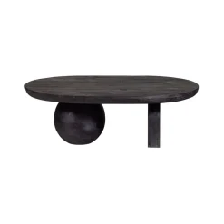 WOOOD Salontafel Steppe Zwart - 110x72 cm