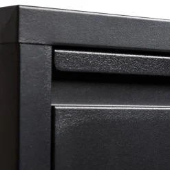 WOOOD Schoenenkast Sabine Zwart - 66x103x16 cm