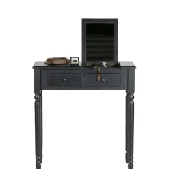 WOOOD Sidetable Romy Zwart - 75x78x38 cm