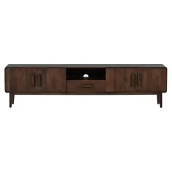 WOOOD TV-meubel Liya Donkerbruin - 200x50x35 cm