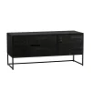 WOOOD TV-meubel Silas Zwart - 120x55x44 cm