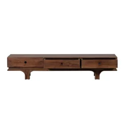 WOOOD TV-meubel Staes Bruin - 180x37x45 cm