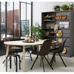 WOOOD Uitschuifbare Eettafel Lange Jan Wit - 120/160/200x120 cm