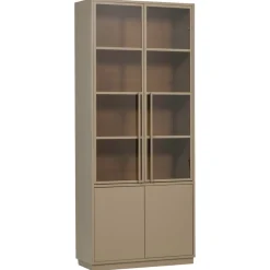 WOOOD Vitrinekast Casa Mud - 101x236x40 cm