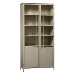 WOOOD Vitrinekast Exhibit XL Zand - 99x200x44 cm