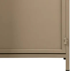 WOOOD Vitrinekast Exhibit Khaki - 99x170x44 cm