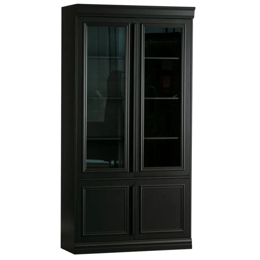 WOOOD Vitrinekast Organize Zwart - 110x215x44 cm
