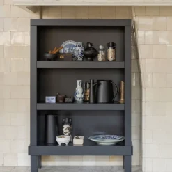 WOOOD Wandkast Bonk Zwart - 107x160x39 cm