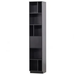 WOOOD Wandkast Finca Zwart - 40x210x40 cm