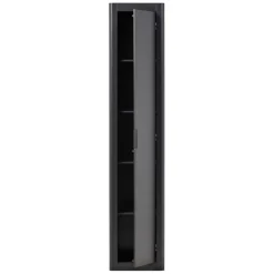 WOOOD Wandkast Gunnar Zwart - 45x217x39 cm
