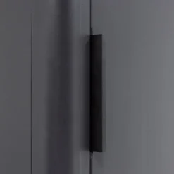 WOOOD Wandkast Gunnar Zwart - 45x217x39 cm