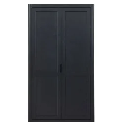 WOOOD Wandkast Gunnar Zwart - 120x217x48 cm