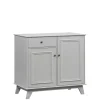 WOOOD Wandkast Lily Grijs - 98x93x55 cm