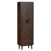 WOOOD Wandkast Liya Donkerbruin - 60x200x35 cm