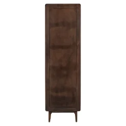 WOOOD Wandkast Liya Donkerbruin - 60x200x35 cm