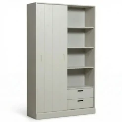 WOOOD Wandkast Mila Grijs - 120x200x42 cm