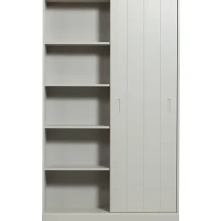 WOOOD Wandkast Mila Grijs - 120x200x42 cm