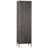 WOOOD Wandkast New Gravure Bruin - 60x210x42 cm
