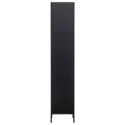 WOOOD Wandkast New Gravure Zwart - 60x210x42 cm