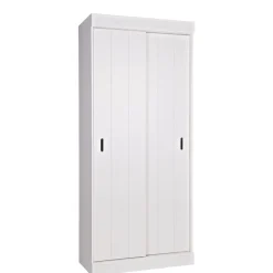 WOOOD Wandkast Row Wit - 85x195x44 cm