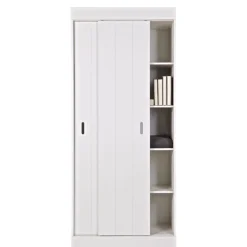 WOOOD Wandkast Row Wit - 85x195x44 cm