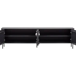 WOOOD (Zwevend) TV-meubel Gunnar Zwart - 200x56x44 cm